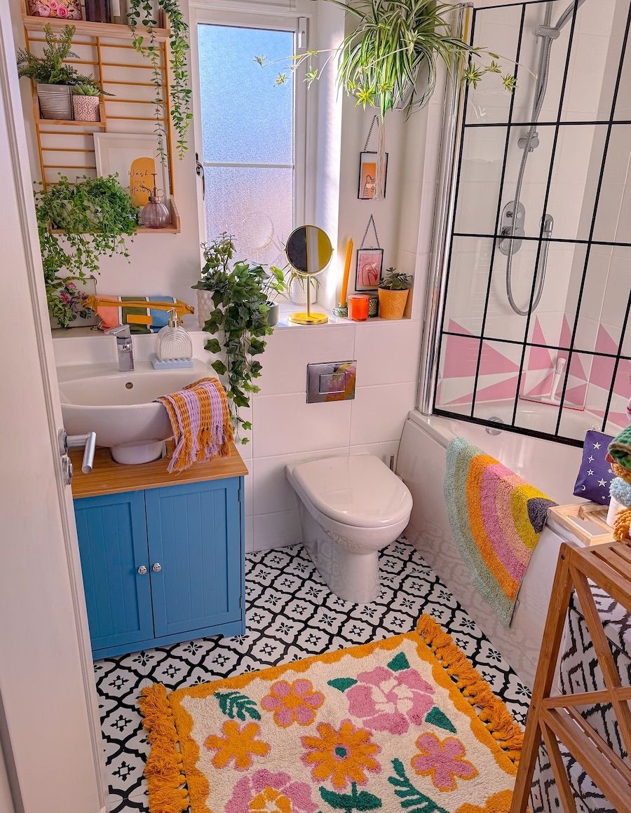 Blue and White Mudroom Update